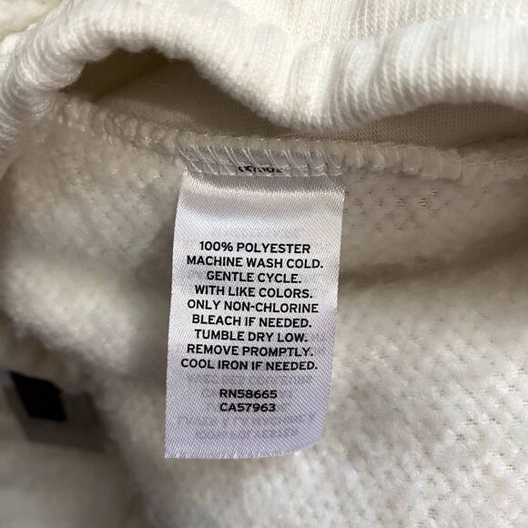 NWT BP Drawstring Waist Fleece Joggers Ivory White Lounge Plus Size 2X - Picture 8 of 8